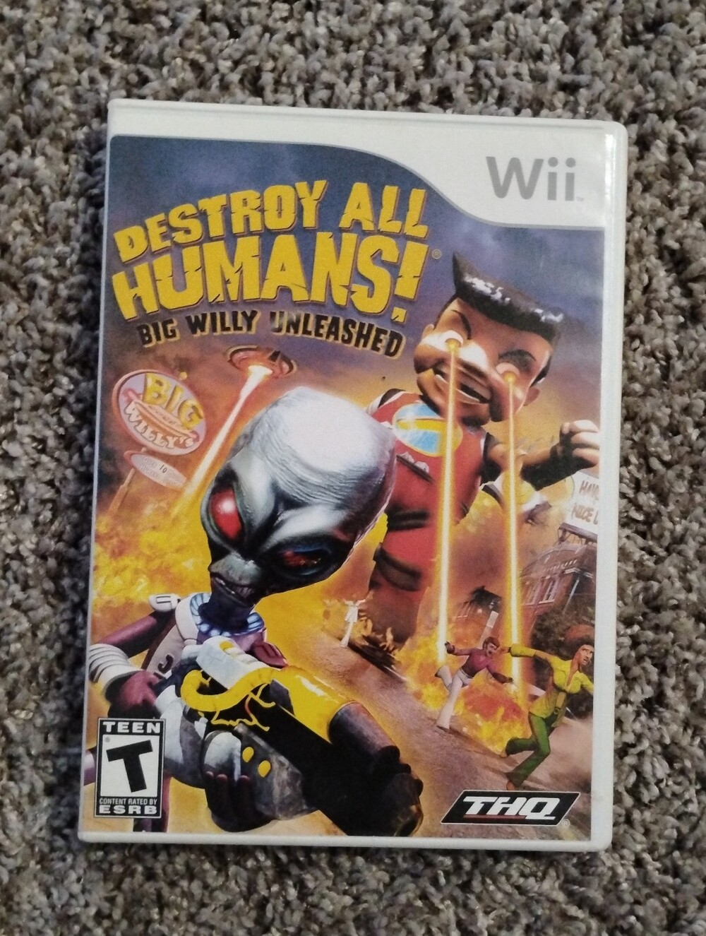 Destroy All Humans! Big Willy Unleashed (Nintendo Wii) - Complete in Box (CIB)